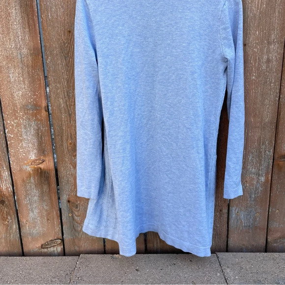 KAREN SCOTT Women’s Light Blue Knit Pattern Cardigan Size XS - Picture 10 of 12
